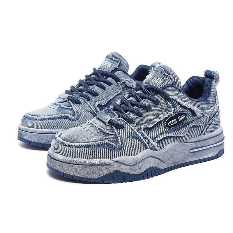 Tênis Skate Jeans Retrô