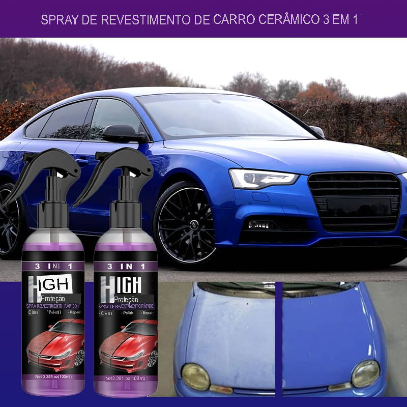 Spray de Revestimento Automotivo em Cerâmica - (🔥 Frete Grátis Apenas Hoje! )